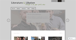 Desktop Screenshot of literatureandlibation.com