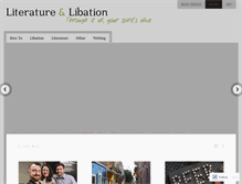 Tablet Screenshot of literatureandlibation.com